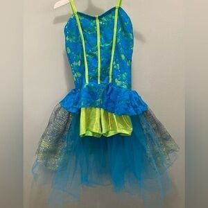 XLC Wish Come True Dance Costume Express Yourself Green 14211X Extra Large Child